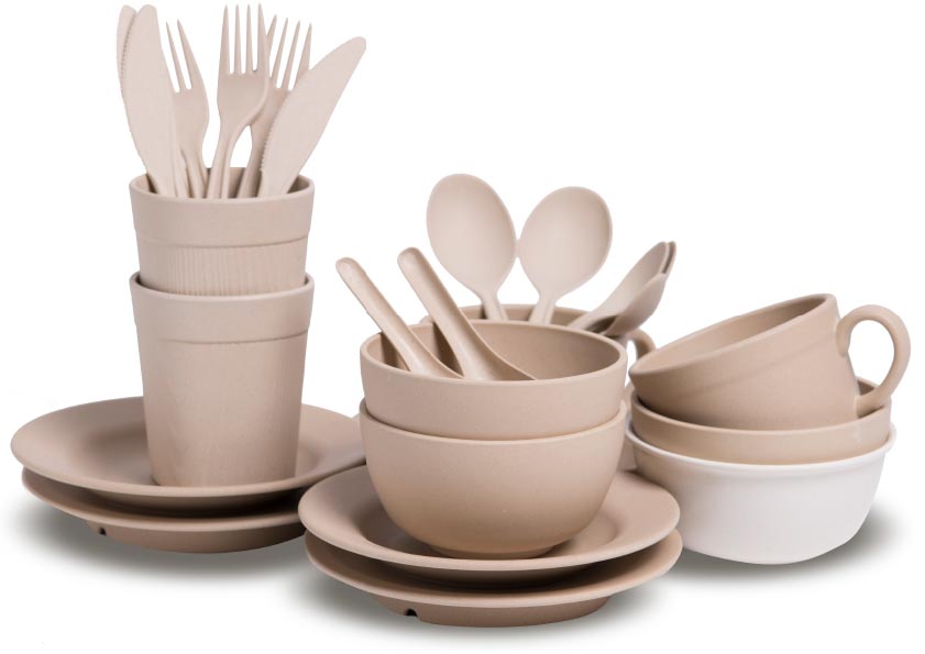 BAMBOO - Lastic made biodegradable, home compostable, bamboo fiber straws and tableware. Eco-friendly.